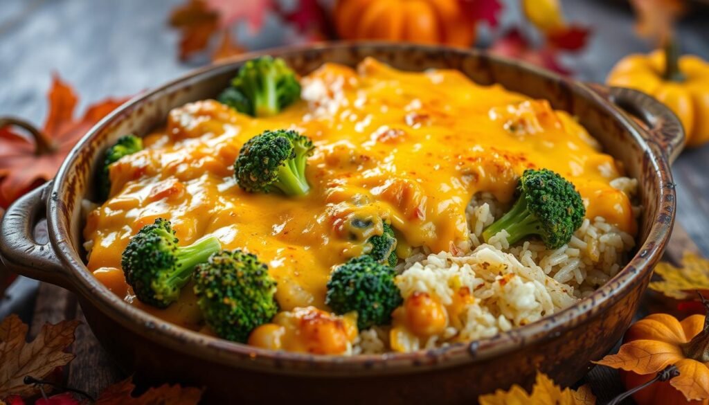 Cheesy Broccoli and Rice Casserole