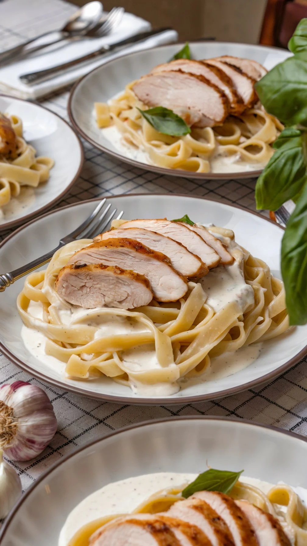 Chicken Fettucine Alfredo Pasta Recipe