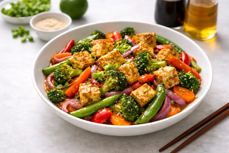 Vegan Tofu Stir-Fry with Vegetables Recipe