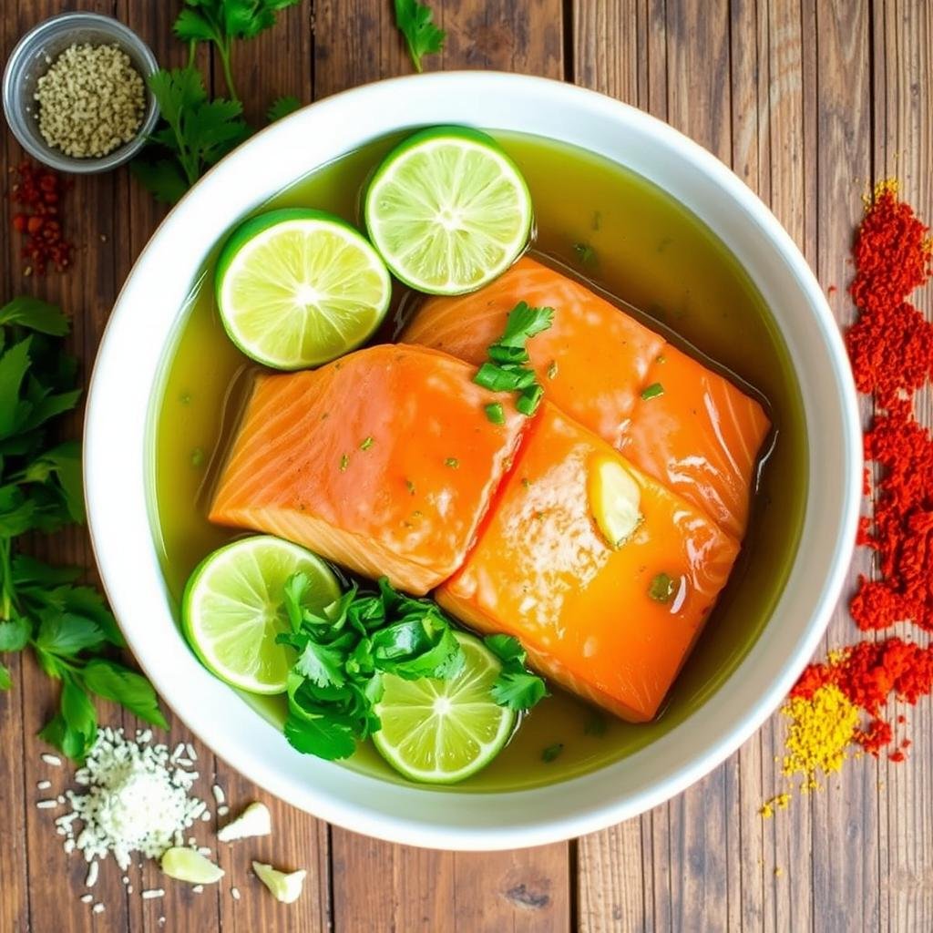 Citrus marinade for salmon