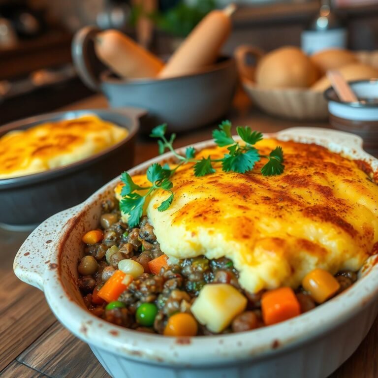 Hearty Vegan Lentil Shepherd's Pie Recipe