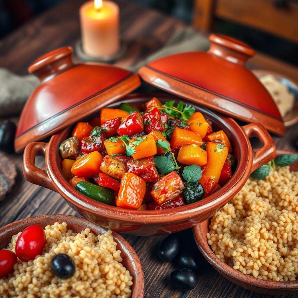 Tasty Vegan Tagine Dish