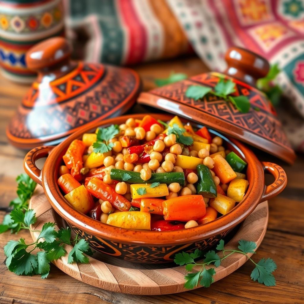 Tasty Vegan Tagine Dish