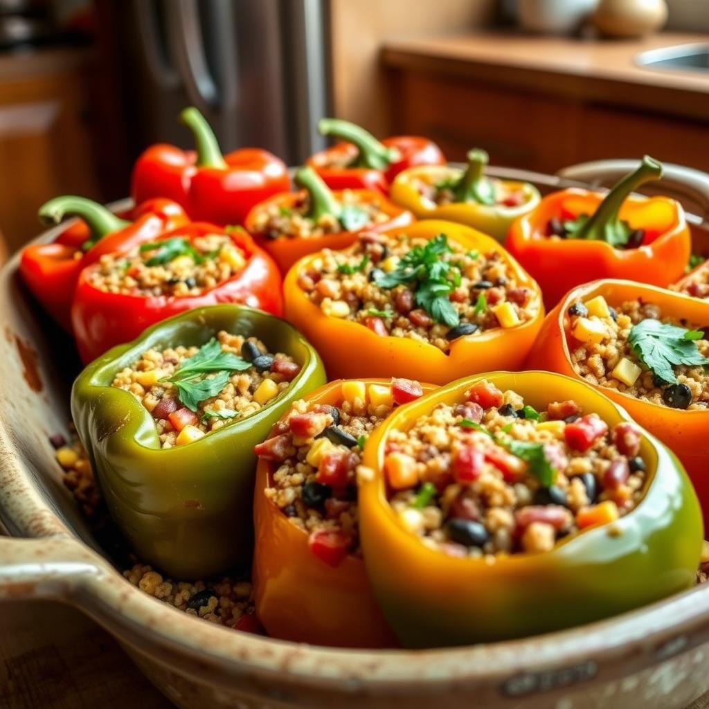 Vegan Bell Pepper Casserole