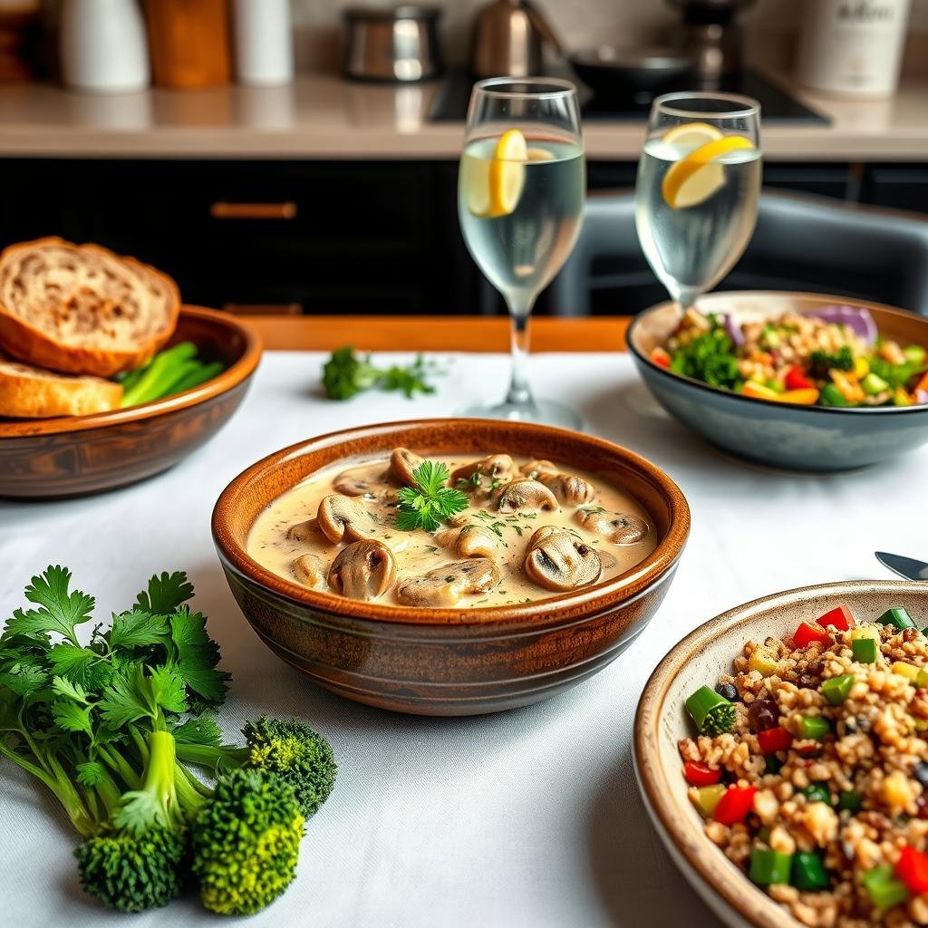 Vegan Stroganoff Pairings