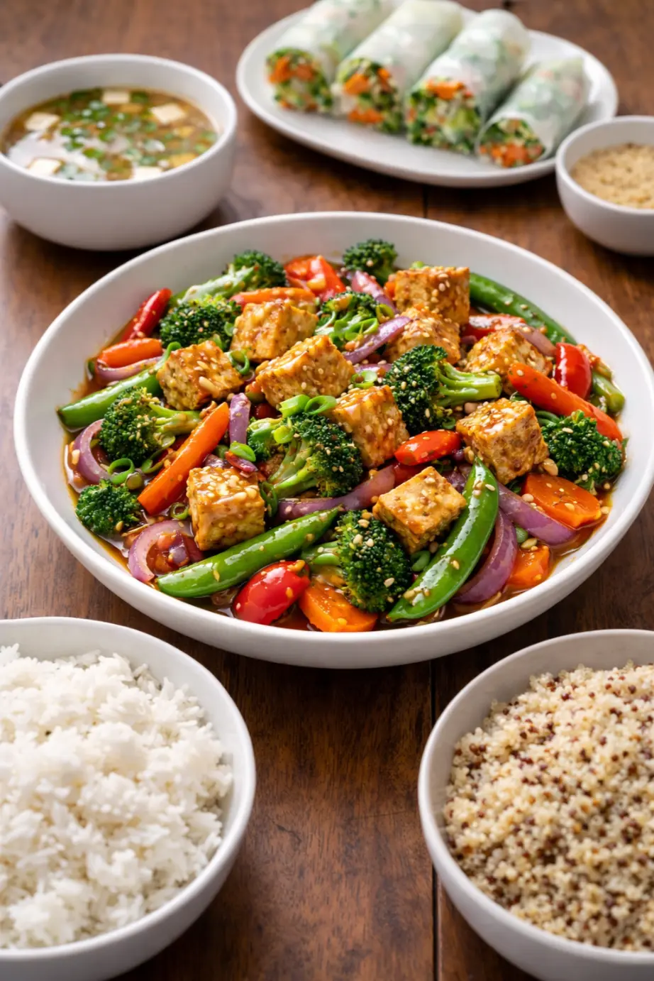 Vegan Tofu Stir-Fry with Vegetables Recipe