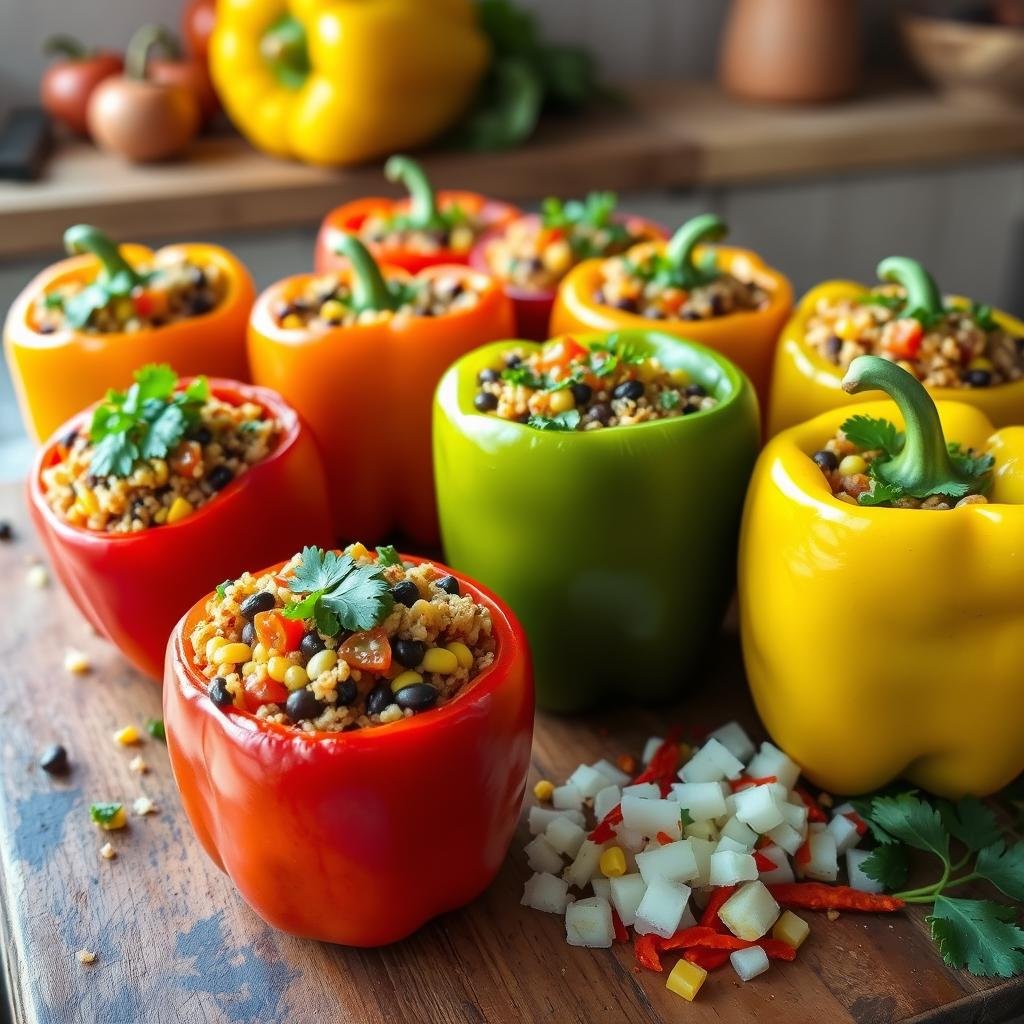 Vegetarian Stuffed Peppers