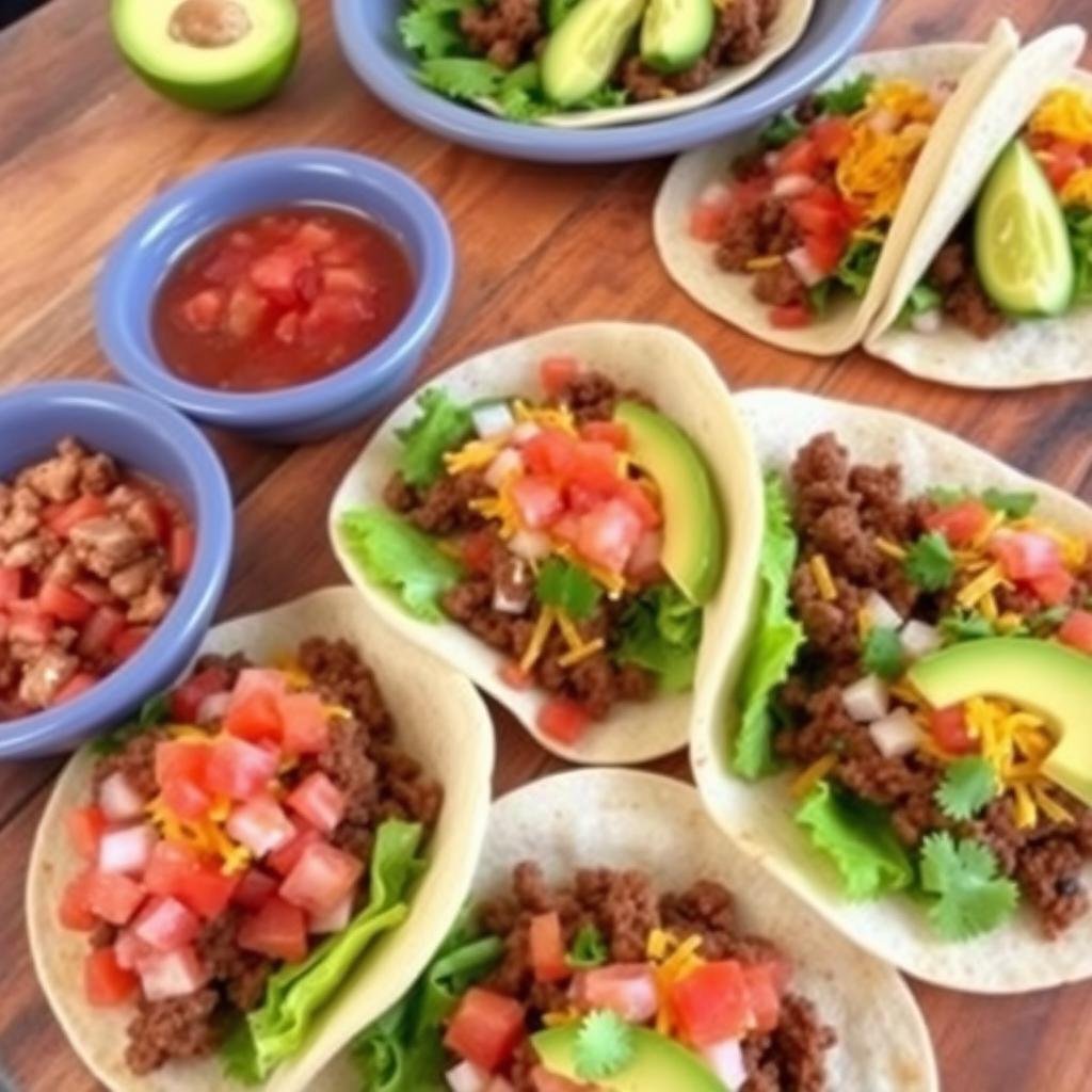 beef taco recipe with tortillas