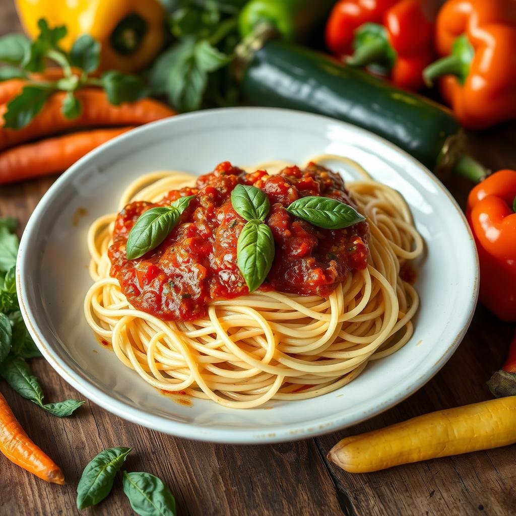 easy vegan spaghetti