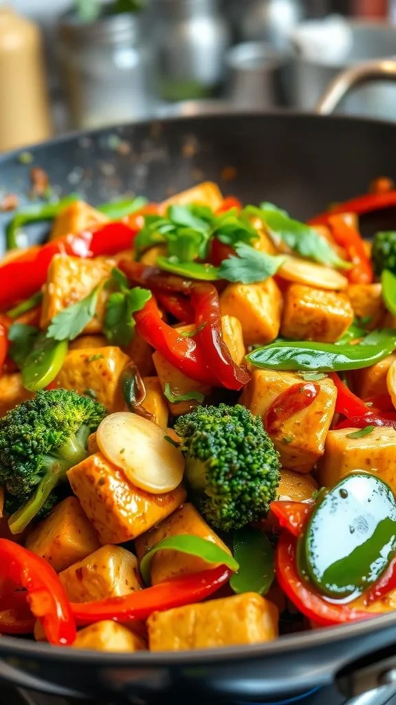 Vegan Tofu Stir-Fry with Vegetables Recipe