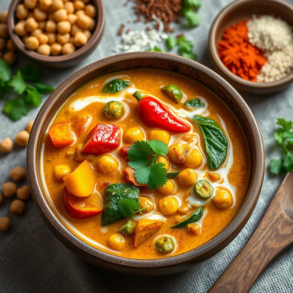 homemade vegan curry