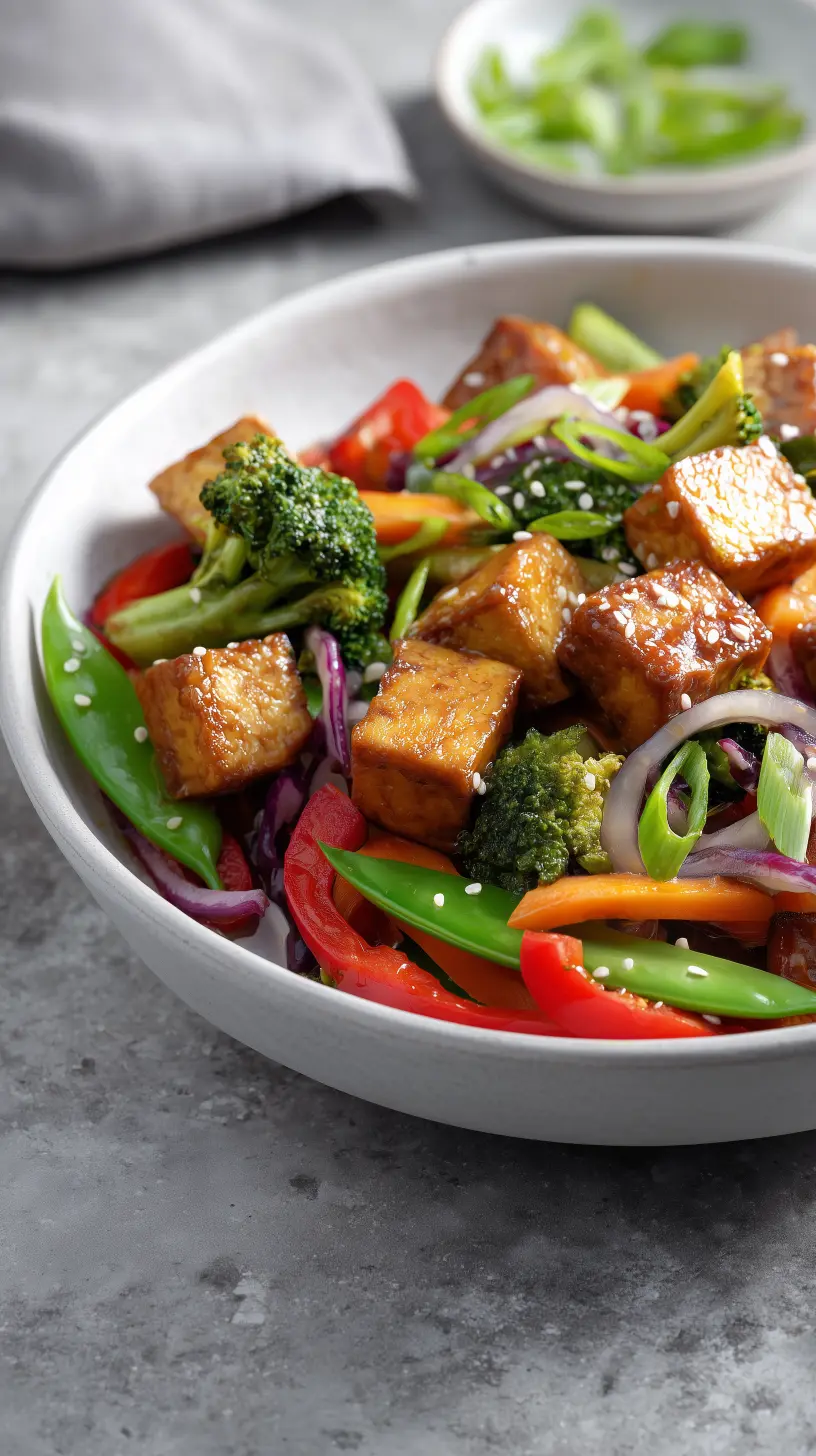 Vegan Tofu Stir-Fry with Vegetables Recipe