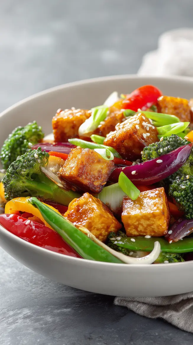 Vegan Tofu Stir-Fry with Vegetables Recipe