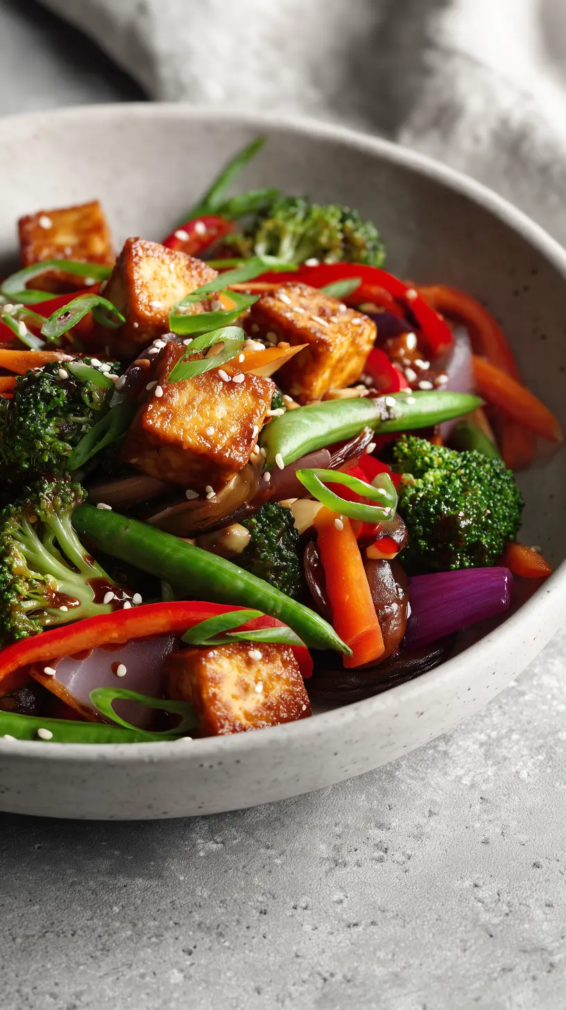 Best Vegan Tofu Stir-Fry with Vegetables Recipe Dinner