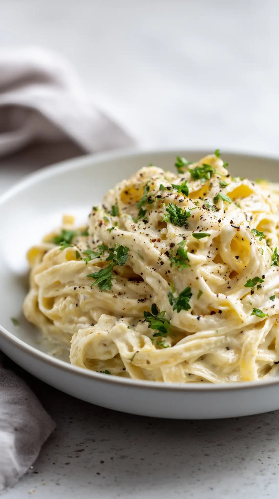 Creamy Vegan Cauliflower Alfredo Pasta