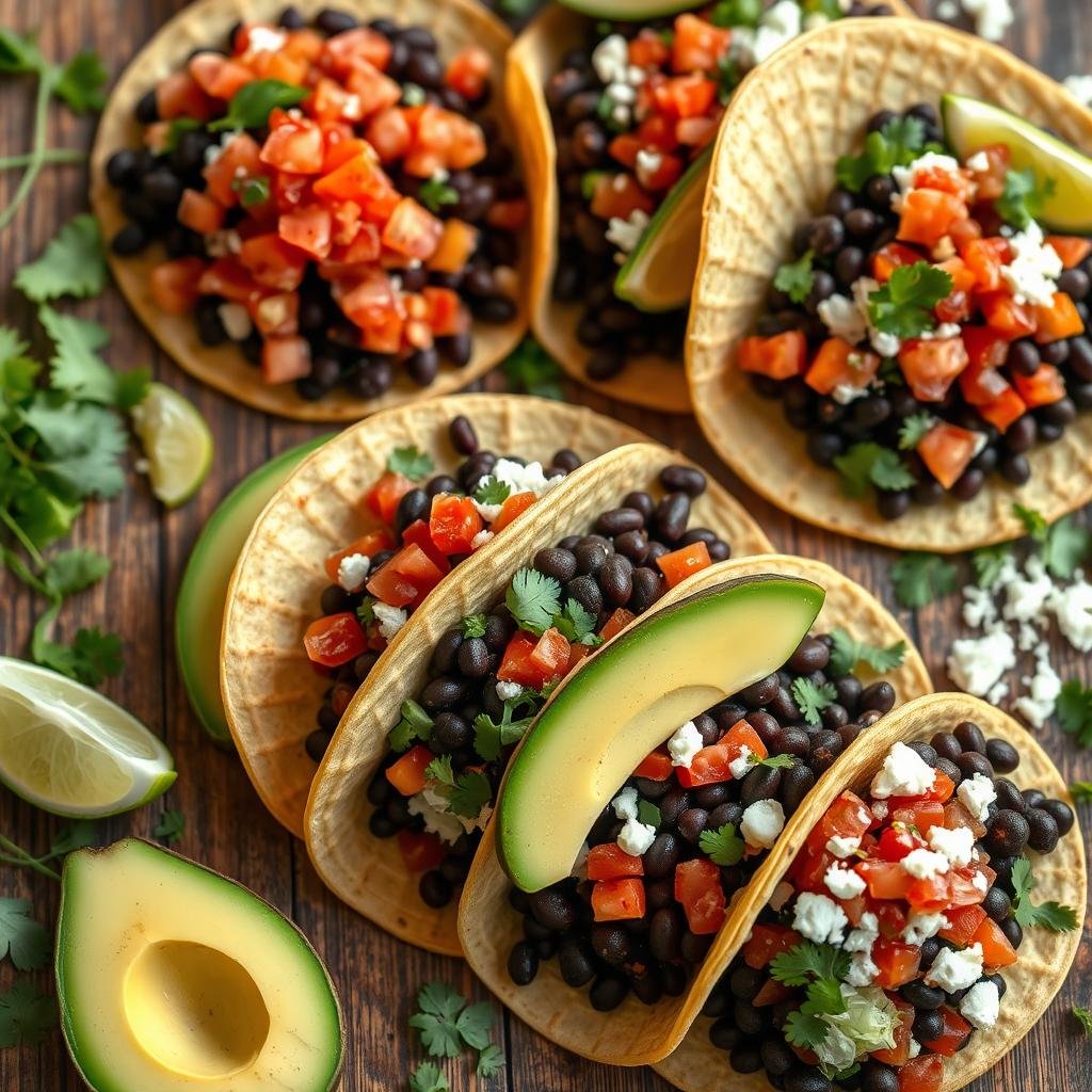 variations on black bean taco recipe