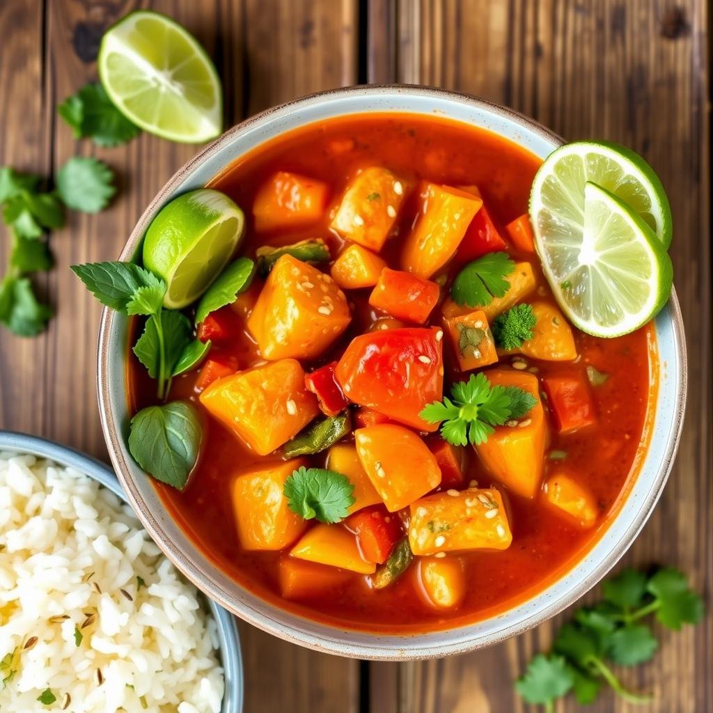 vegan Thai red curry recipe