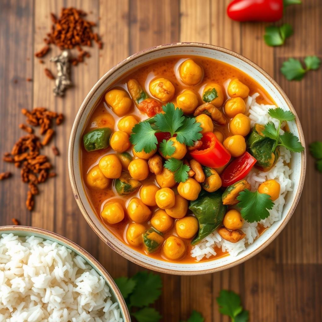 vegetarian chickpea curry