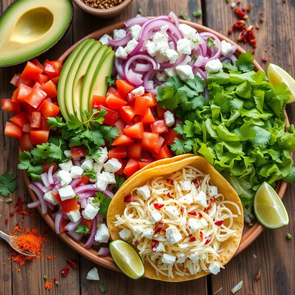 vegetarian taco toppings