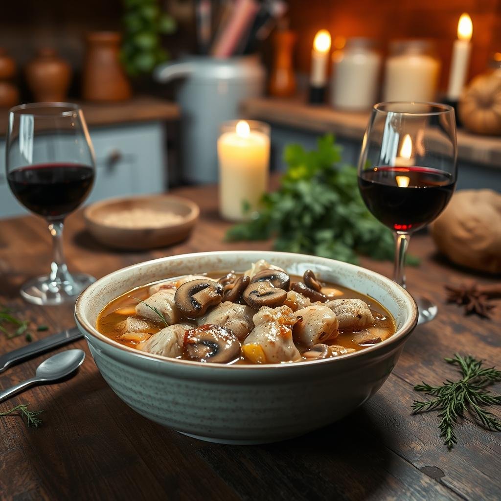 wine pairing chicken stew