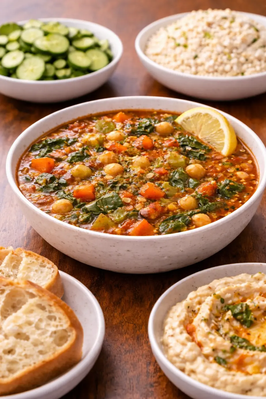 Vegan Moroccan Lentil Soup Recipe