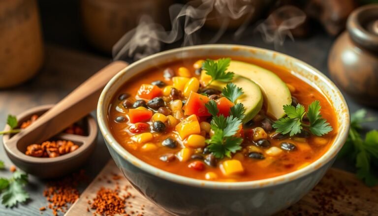 Southwestern Soup with Smoky Tex-Mex Flavors Recipe