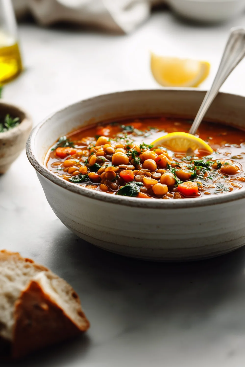 Vegan Moroccan Lentil Soup Recipe