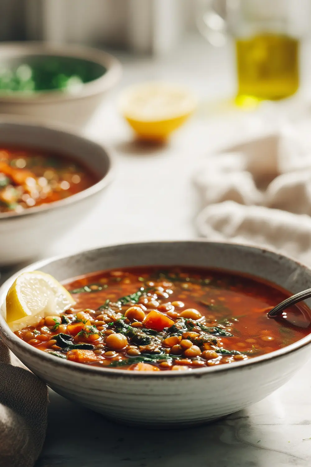 Vegan Moroccan Lentil Soup Recipe