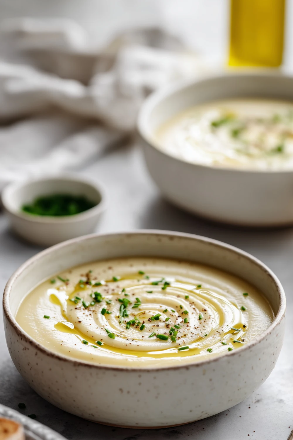 Vegan Roasted Garlic and Potato Soup Recipe
