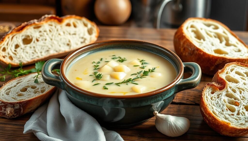 best potato garlic soup