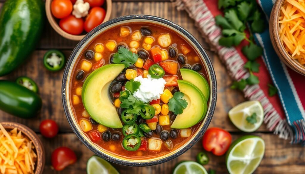 customizable Tex-Mex soup