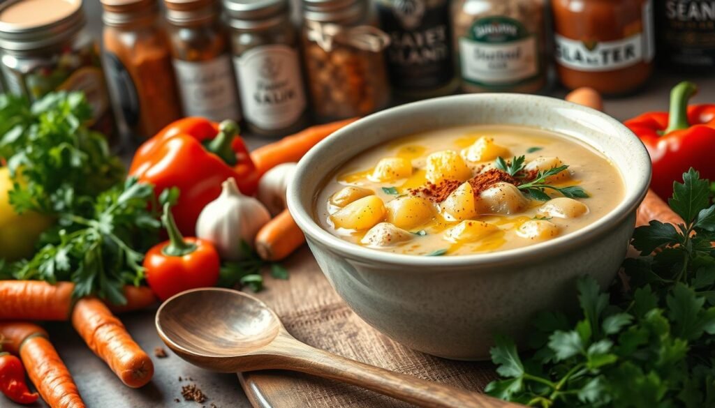 enhancing vegan soup flavor