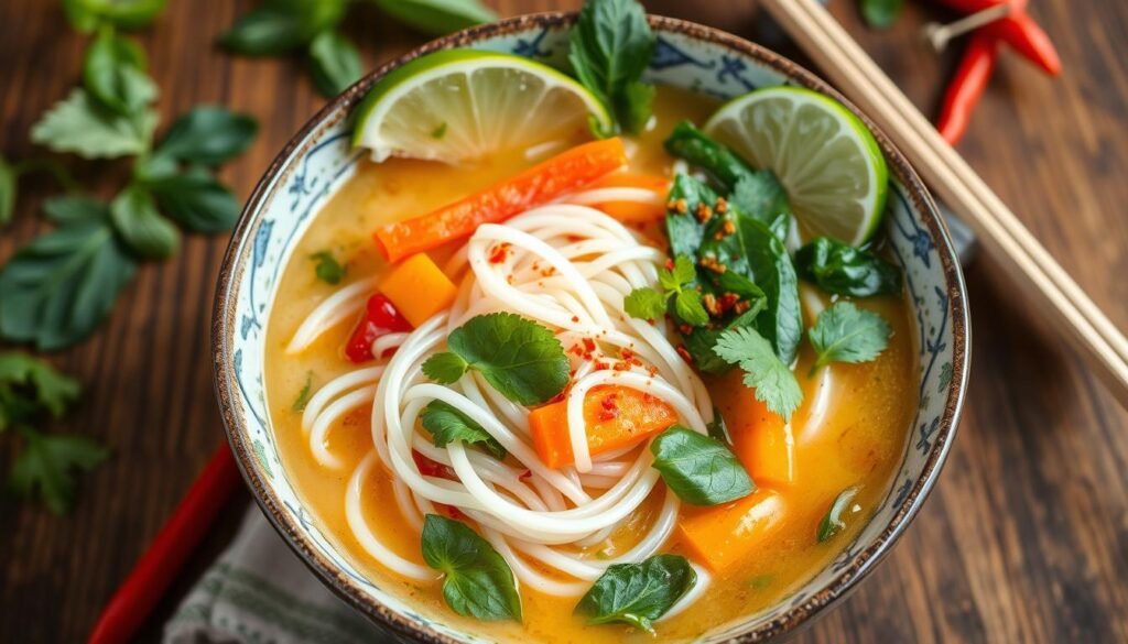 gluten-free Thai noodle soup