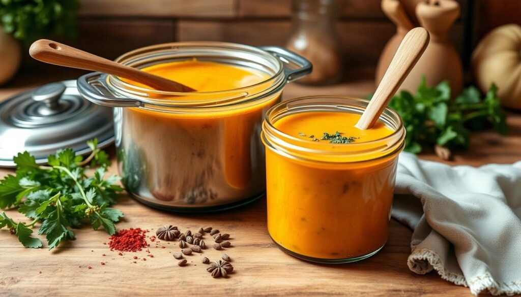 storing butternut squash soup