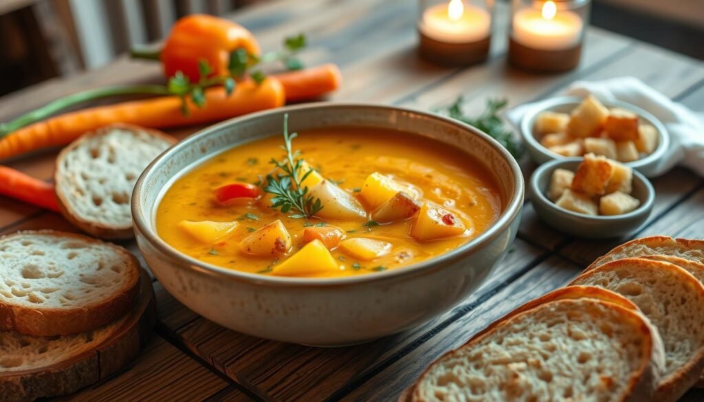 vegan soup serving suggestions
