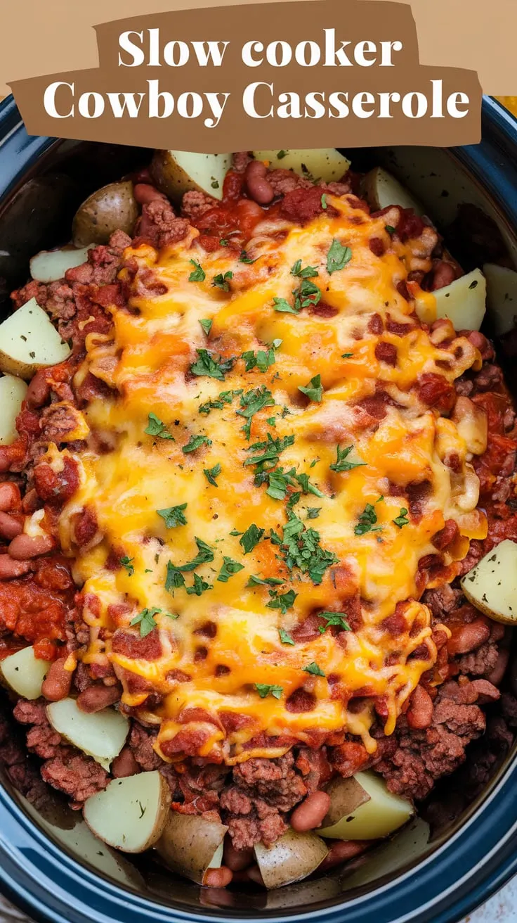 Slow Cooker Cowboy Casserole: A Hearty & Flavorful Comfort Dish