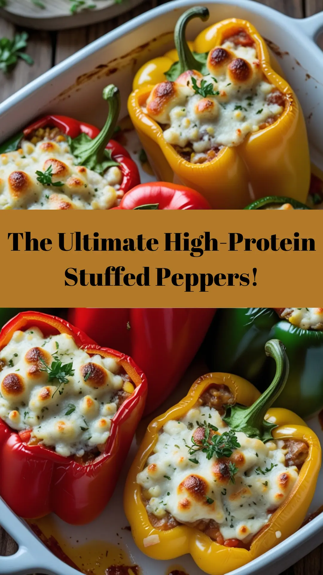 Stuffed Peppers with Cottage Cheese