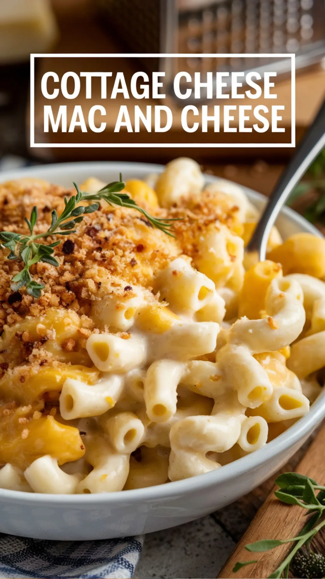 Creamy Cottage Cheese Mac and Cheese