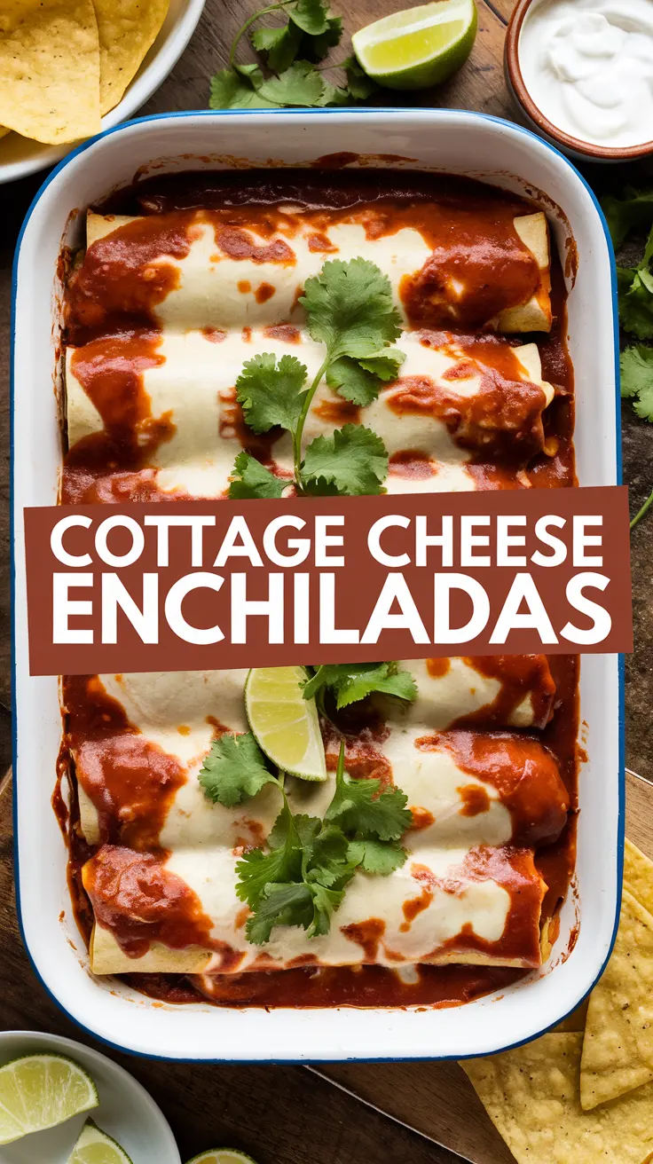 Savory Cottage Cheese Enchiladas Recipe