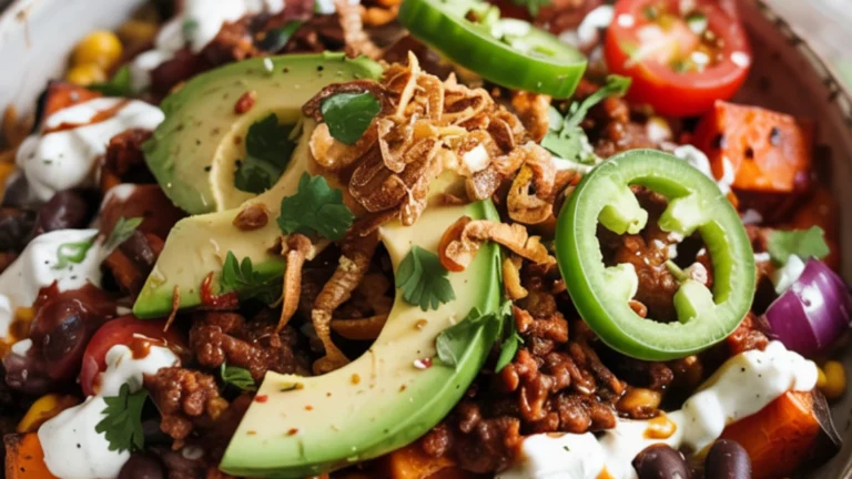BBQ Cowboy Bowl with Cottage Cheese Ranch