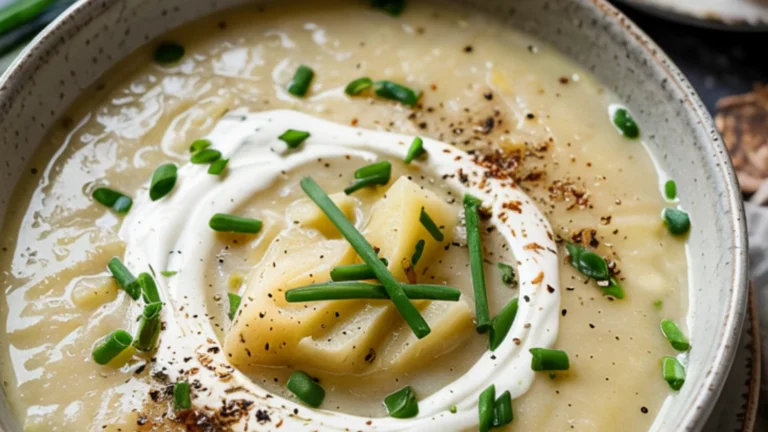Creamy Chive and Potato Soup