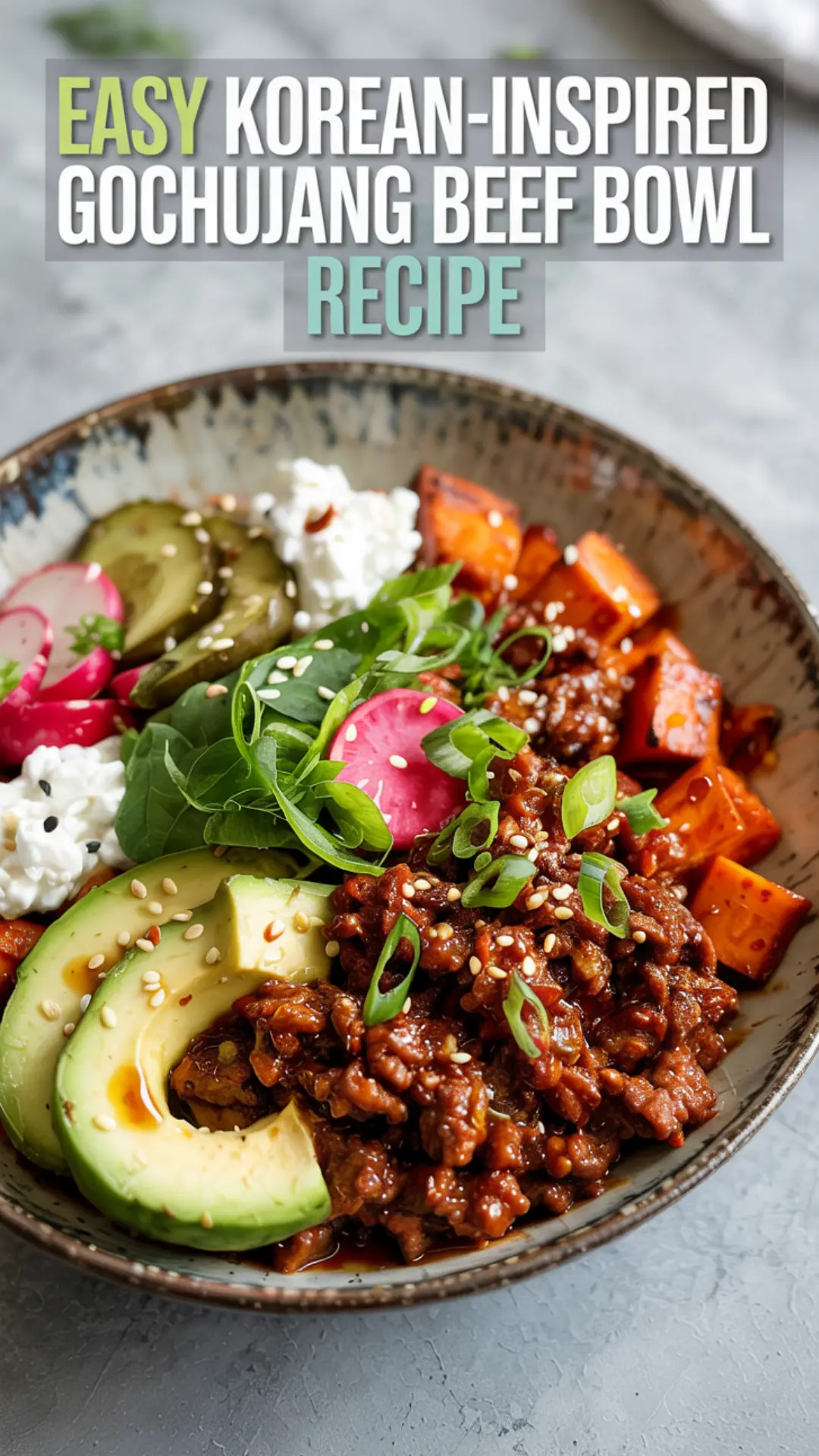 Korean-Inspired Gochujang Beef Bowl