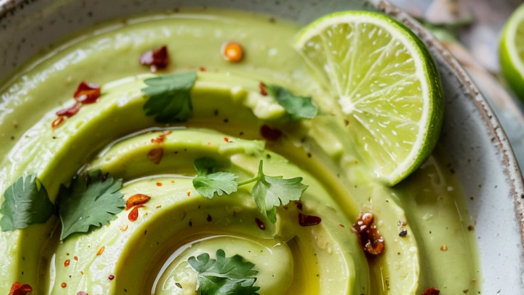 Chilled Avocado and Lime Soup