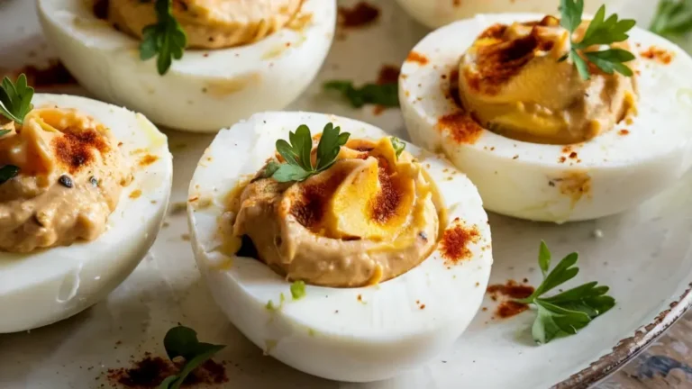 Hummus Deviled Eggs Recipe