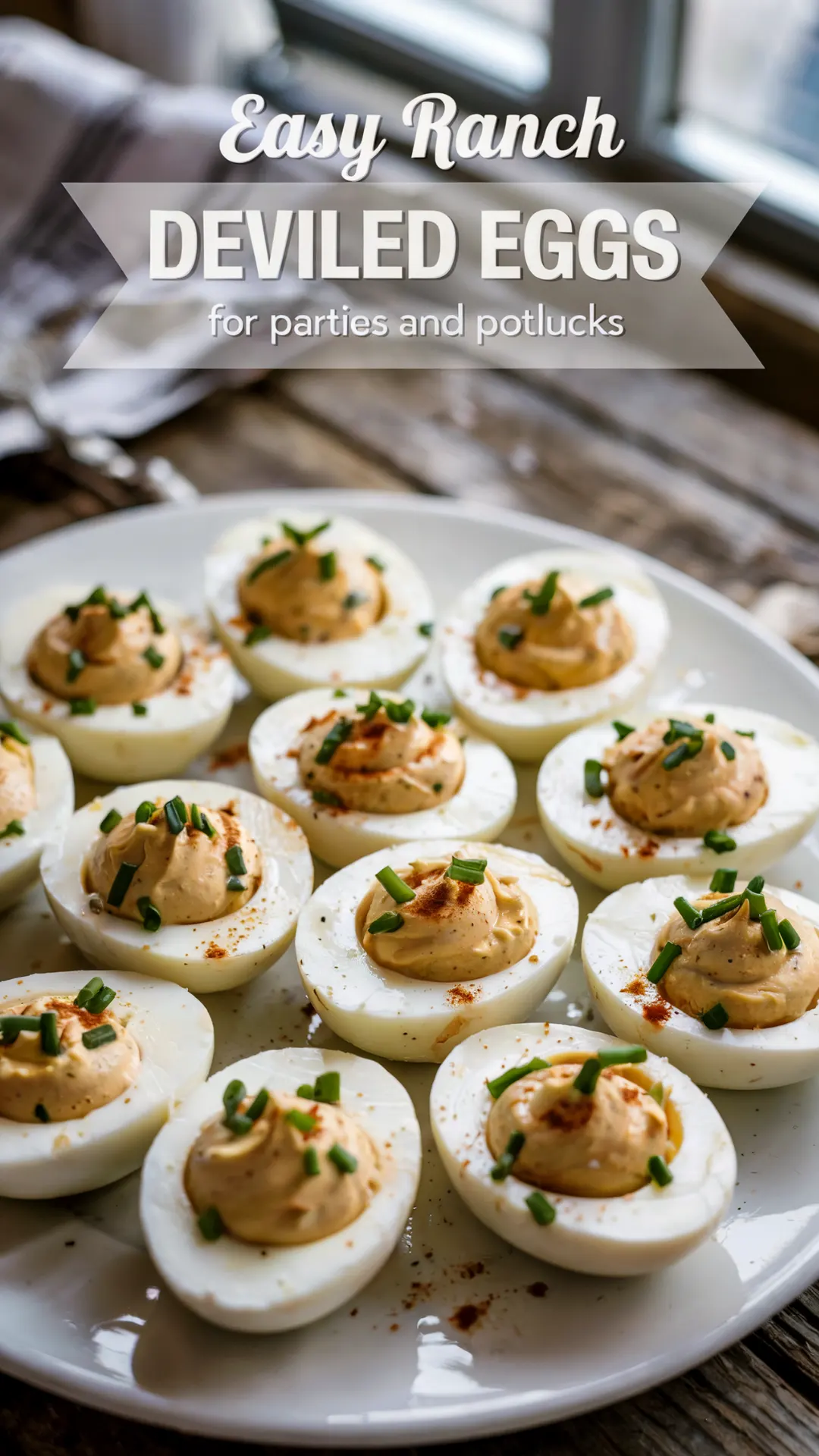 Creamy Ranch Deviled Eggs Recipe