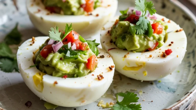 Guacamole Deviled Eggs