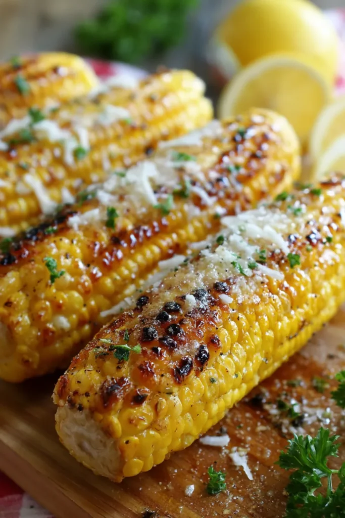 Parmesan Truffle Corn on the Cob