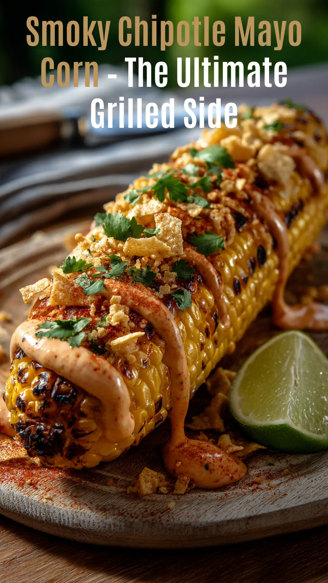 Smoky Chipotle Mayo Corn on the Cob