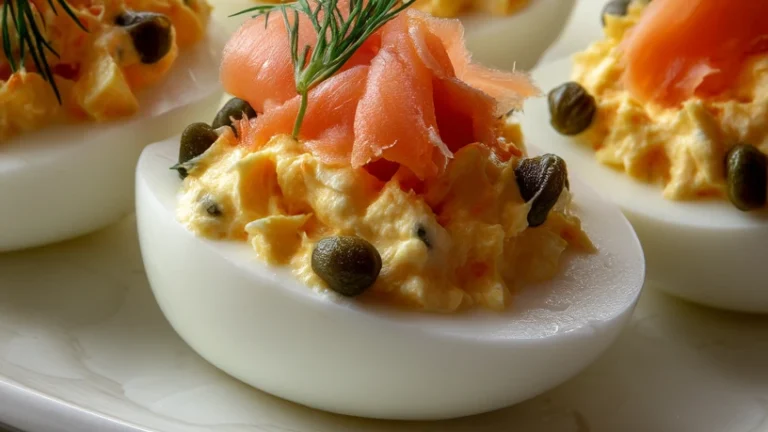 Smoked Salmon Deviled Eggs Recipe
