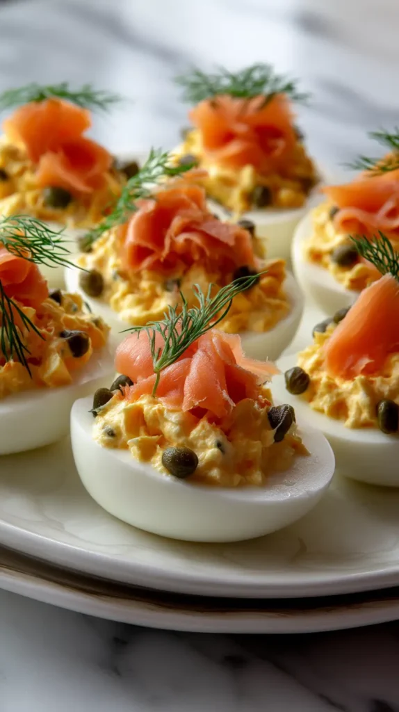 Smoked Salmon Deviled Eggs Recipe Smoked Salmon Deviled Eggs Recipe